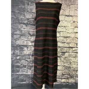 Lauren Ralph Lauren Dress Womens Medium‎ Gray Striped Work